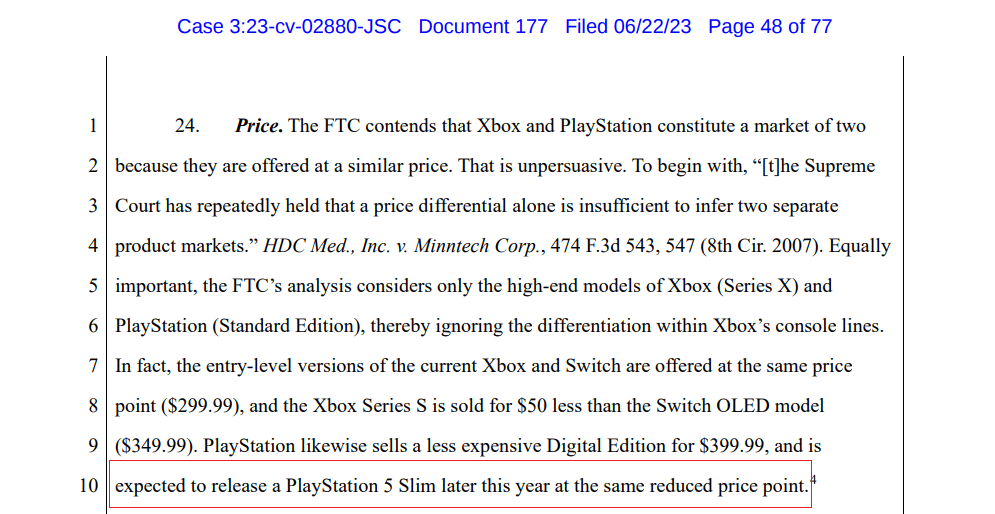 微软预测索尼 PS5 Slim 主机将于年内发布<strong></p>
<p>微软价格</strong>，价格 399.99 美元